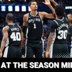 ​Looking at the San Antonio Spurs at the halfway point of the season