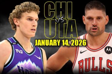 Chicago Bulls vs Utah Jazz Full Game Highlights -January 14, 2026 | NBA Season