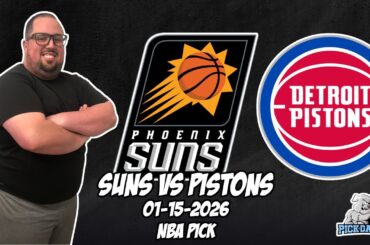 Phoenix Suns vs Detroit Pistons 1/15/26 NBA Free Picks & Prediction | NBA Betting Tips