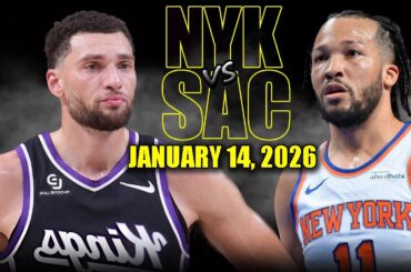 New York Knicks vs Sacramento Kings Full Game Highlights - January 14, 2026 | NBA Seaso