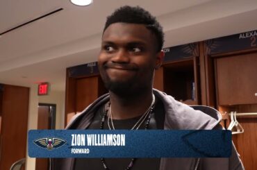 Zion Williamson | Pelicans-Nets Postgame Interview 1/14/2026