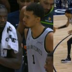 Julius Randle stares down Wemby then gets clutch stops on him to win vs Spurs