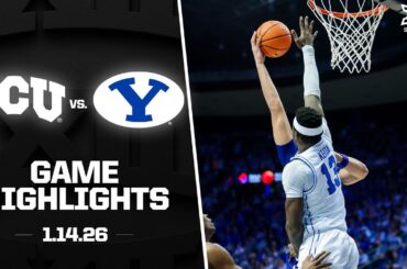 TCU vs. #11 BYU Game Highlights | 2025-26 Big 12 Men’s Basketball