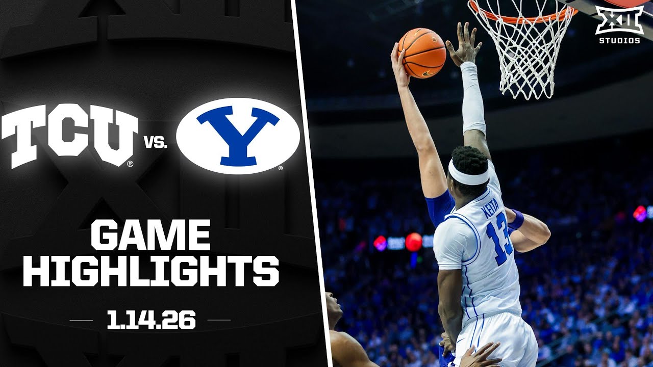 TCU vs. #11 BYU Game Highlights | 2025-26 Big 12 Men’s Basketball