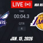 NBA LIVE! Los Angeles Lakers vs Charlotte Hornets | January 15, 2026 Lakers vs Hornets Live 2K26