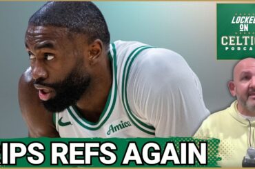 Boston Celtics' STRUGGLE late in Spurs loss | Jaylen Brown RIPS Refs