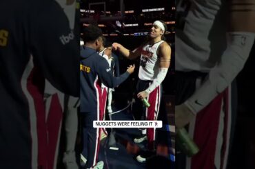 Denver Nuggets broke out some loves before tonight’s matchup 😂