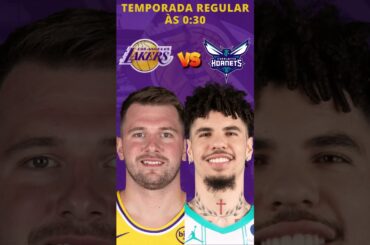 Apresentação Los Angeles Lakers Vs Charlotte Hornets - Temporada Regular