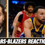 Steph Curry & DE'ANTHONY MELTON are becoming perfect duo | Warriors-Trail Blazers Reaction