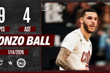 Lonzo Ball - Highlights vs Philadelphia 76ers: 9 PTS, 4 REB, 4 AST, 3/6 FG, 3/6 3PT