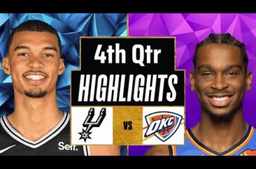 San Antonio Spurs vs Thunder Full Game Highlights 4th Qtr | Jan 13 | 2026 NBA Highlights