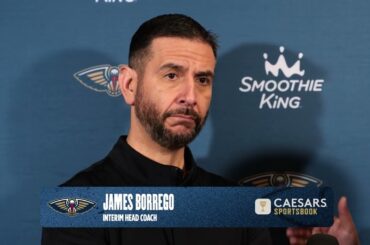 James Borrego on road win, Pels rookies | Pelicans-Wizards Postgame Interview 1/9/26