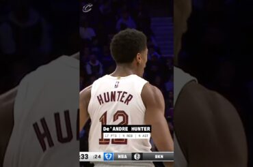 Hometown kid did his thing last night. #clevelandcavaliers #nba #cavs #deandrehunter