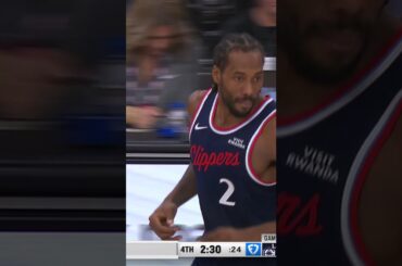 Kawhi Leonard with 33 🔥