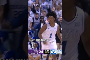 ROBERT WRIGHT III vs TCU #basketball #gocougs