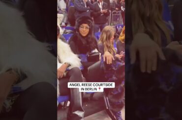 Angel Reese is here for the NBA Berlin game 🏀