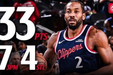 Kawhi Leonard is on FIRE in win vs. Wizards 🔥