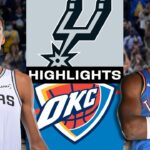San Antonio Spurs vs Oklahoma City Thunder FULL GAME HIGHLIGHTS
