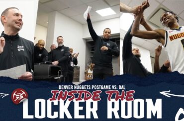 "What We're Doing Right Now Is Special" Denver Nuggets Locker Room After Win 🎥 | vs. DAL