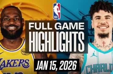 LAKERS vs HORNETS FULL GAME HIGHLIGHTS JANUARY 15, 2026 NBA HIGHLIGHTS TODAY | NBA 2K26 GAMEPLAY
