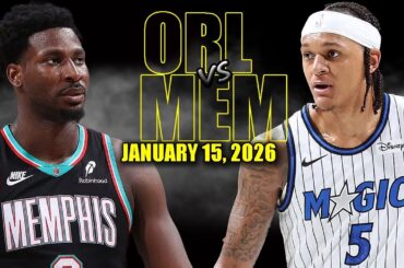 Orlando Magic vs Memphis Grizzlies Full Game Highlights - January 15, 2026 | NBA Season