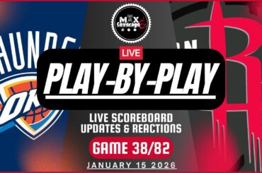 🔴LIVE - Oklahoma City Thunder vs Houston Rockets - Play-By-Play & Reactions (1/15/26)