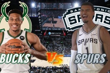 Milwaukee Bucks vs San Antonio Spurs Live Play by Play & Scoreboard