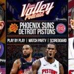 Phoenix Suns at Detroit Pistons | LIVE Reaction | Scoreboard | Play By Play | Postgame Show