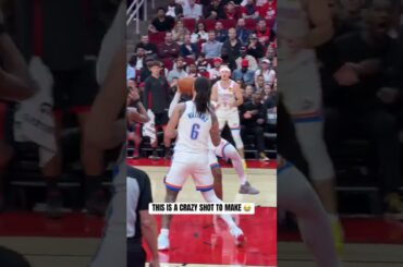 How did SGA get this one to go?? 🤯 Shai with the circus lay in traffic 🎪 🚥