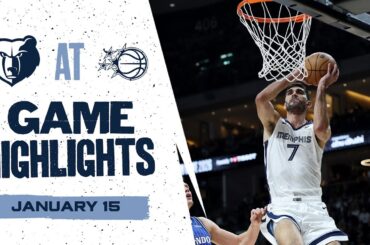 Memphis Grizzlies Highlights vs. Orlando Magic