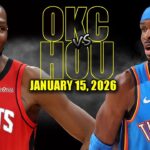 Oklahoma City Thunder vs Houston Rockets Full Game Highlights - January 15, 2026 | NBA Season
