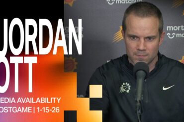 Head Coach Jordan Ott Media Availability | Phoenix Suns | 1-15-25