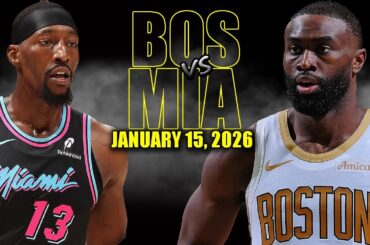 Boston Celtics vs Miami Heat Full Game Highlights - January 15, 2026 | NBA Season