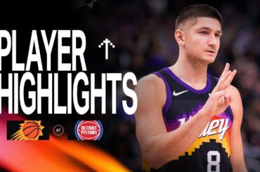 Grayson Allen drops 33 PTS w/ 7 three's vs Detroit Pistons | Phoenix Suns Player Highlights