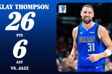 Klay Thompson (26 PTS 6 AST) vs. Utah Jazz | January 15, 2026