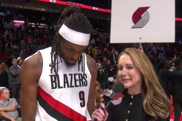 Jerami Grant Postgame Interview | Brightside Windows Baseline Report | vs Hawks | January 15th, 2025
