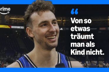 "Ich bin emotional total überwältigt." Franz Wagner nach dem NBA Berlin Game 2025
