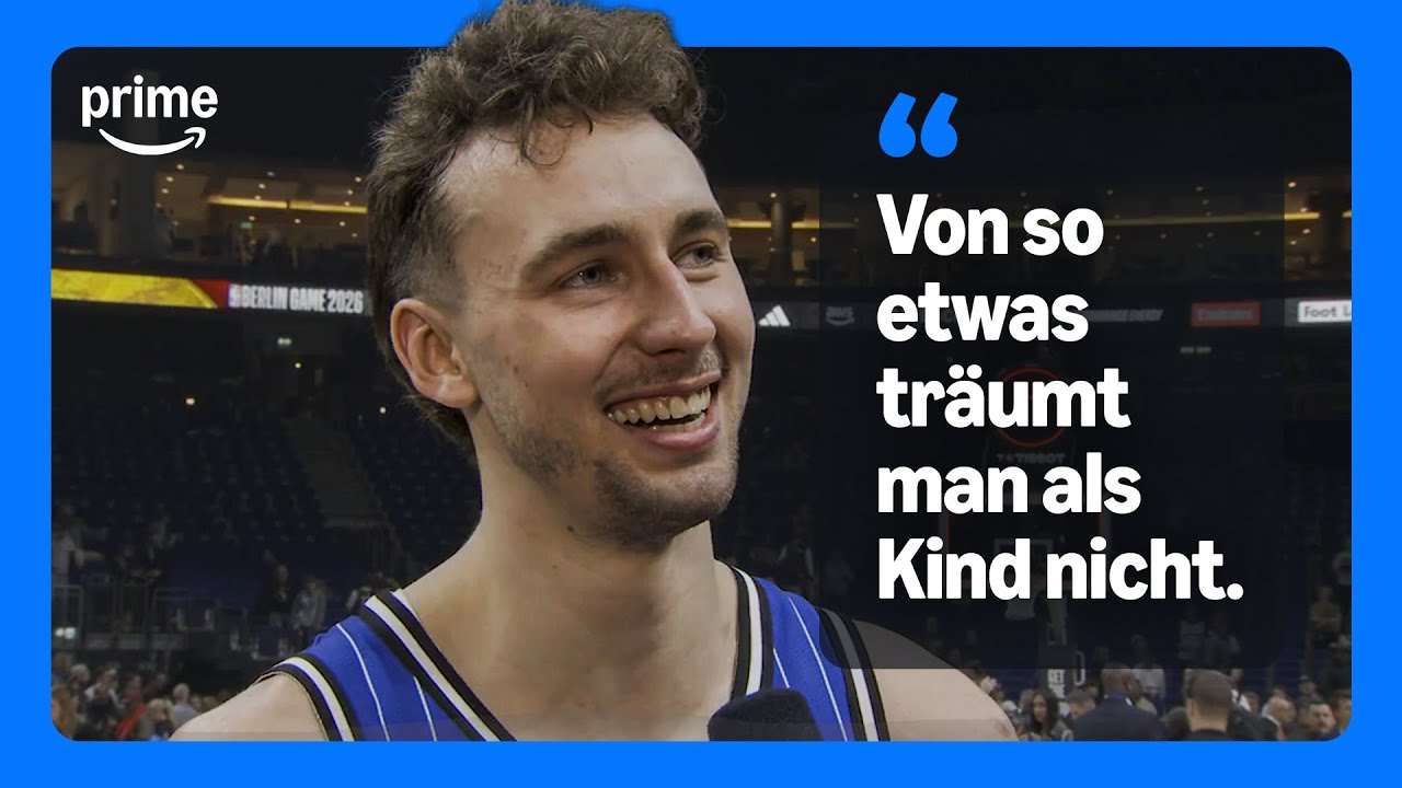 "Ich bin emotional total überwältigt." Franz Wagner nach dem NBA Berlin Game 2025