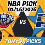 New Orleans Pelicans vs Indiana Pacers Pick 1/16/26 NBA Pick Prediction