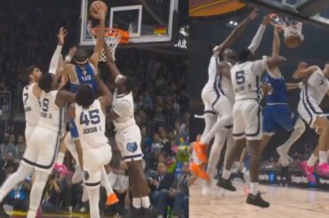 Anthony Black INSANE DUNK ON 4 Grizzlies players 😱😱