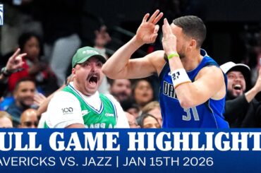 Mavericks Highlights vs. Utah Jazz | January 15, 2026