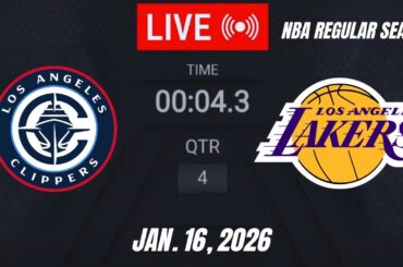 NBA LIVE! Los Angeles Lakers vs Los Angeles Clippers | January 16, 2026 | Lakers vs Clippers 2K26