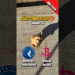 Cujo’s NBA Fetch | Minnesota Timberwolves vs Houston Rockets 🐕 01-16-2026 NBA #CujoCatches