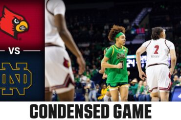 Louisville vs. Notre Dame Condensed Game | 2025-26 ACC Women's Basketball