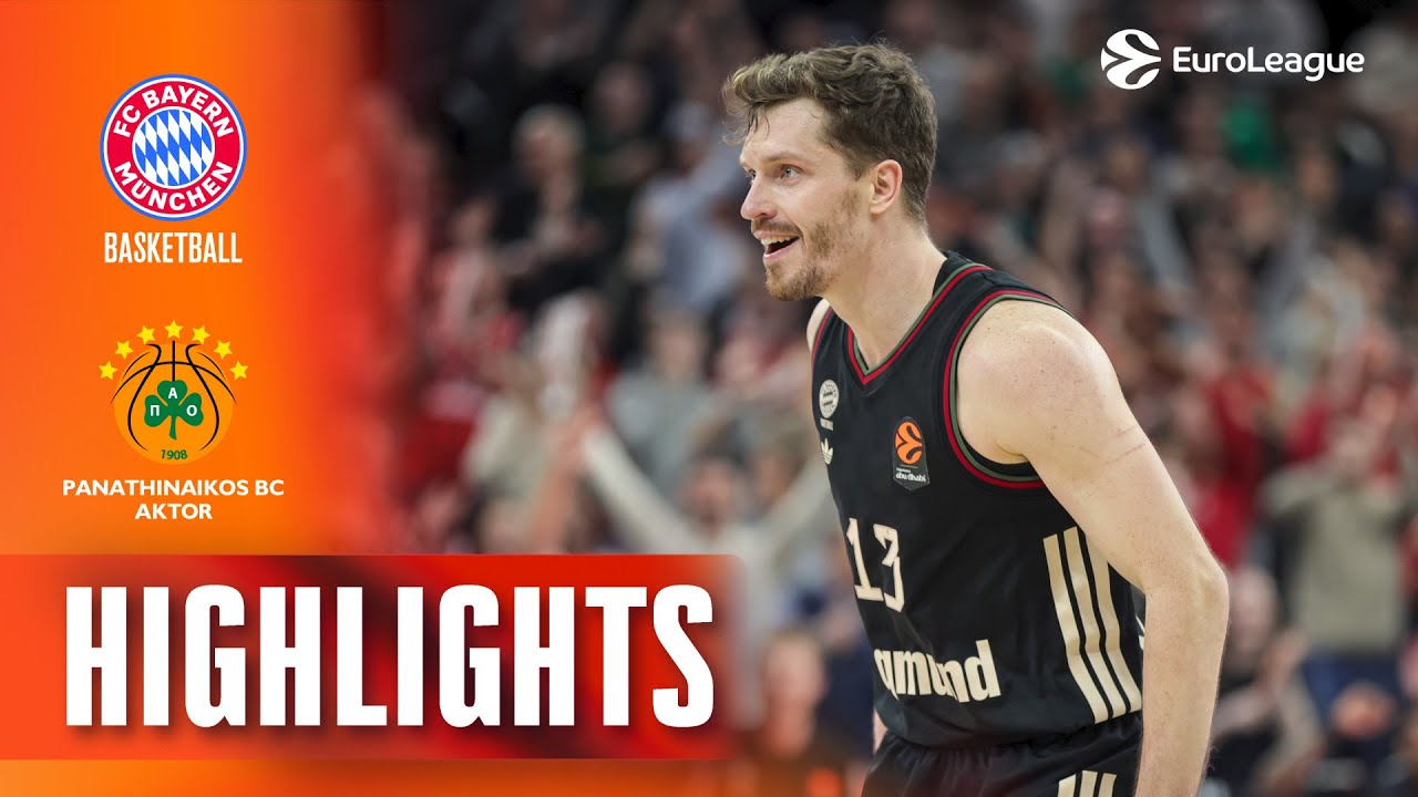 Late Threes CHANGE EVERYTHING | Bayern - Panathinaikos | R22 BASKETBALL HIGHLIGHTS 2025-26