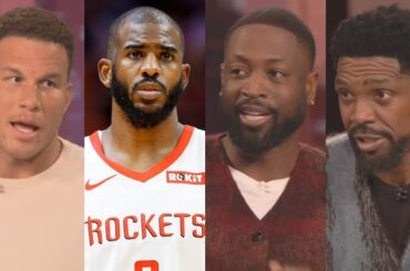 Dwyane Wade says the Rockets should get Chris Paul to fill void of VanVleet 👀