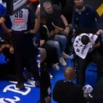 NBA ref Bill Kennedy emotional after injury and gets wheelchaired off court 😢