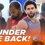 Thunder-Rockets Reaction: Ajay Mitchell changes game, KD STRUGGLES | The Dime With Josh and Kwab