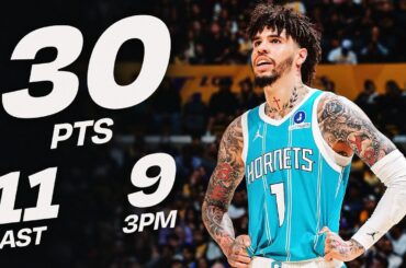 LaMelo SHINES In LA With 30-PT DOUBLE-DOUBLE & 9 THREES | January 15, 2026