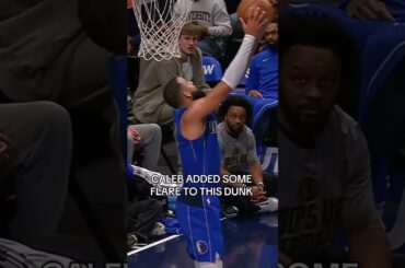 Oh he fancy huh? 💥 #dallasmavericks #dunk #nba